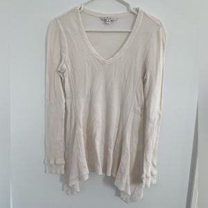 CAbi white thermal tee
